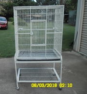 WHITE BIRD CAGE