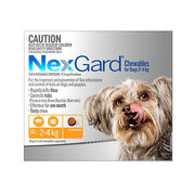 Nexgard Chewables For Dogs (2 - 4 Kg) Orange - Flea and Tick Treatment