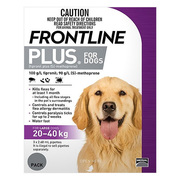 Frontline Plus for Large Dogs : Fleas and Tick Treatment online  