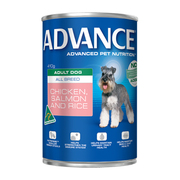 Advance Adult Dog All Breed with Chicken,  Salmon & Rice 12x410g
