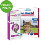 Bravecto Spot On + Milbemax Combo Pack For Cats (6.25 - 8 Kg)