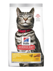 Hill's Science Diet Adult Urinary Hairball Control Dry Cat Food