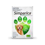 Buy Simparica Chewables 80MG for Large Dogs 20.1-40KG (GREEN)
