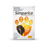 Buy Simparica Chewables 20MG for Small Dogs 5.1-10KG (ORANGE) 
