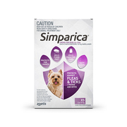 Buy Simparica Chewables 10MG for Very Small Dogs 2.5-5KG (PURPLE)