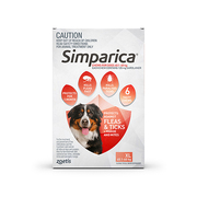 Buy Simparica Chewables 120MG for XLarge Dogs 40.1-60KG (RED)