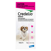 Credelio Dog Chewable Tablet Extra Small 2.5 to 5.5kg Pink