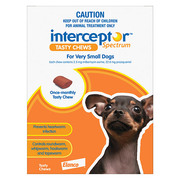 Buy Interceptor Spectrum Tasty Chews For Very Small Dogs