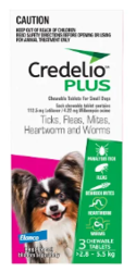 Credelio Plus Ticks Fleas Worms & Heartworm | VetSupply
